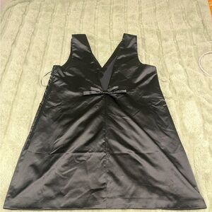 Abercrombie & Fitch Black Satin Mini Dress